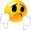 Thumbs Down Smiley Face Clip 