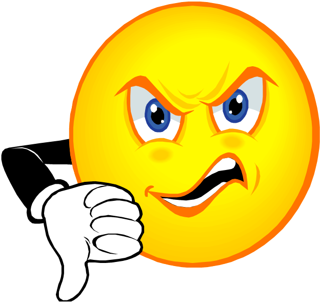 thumbs down smiley