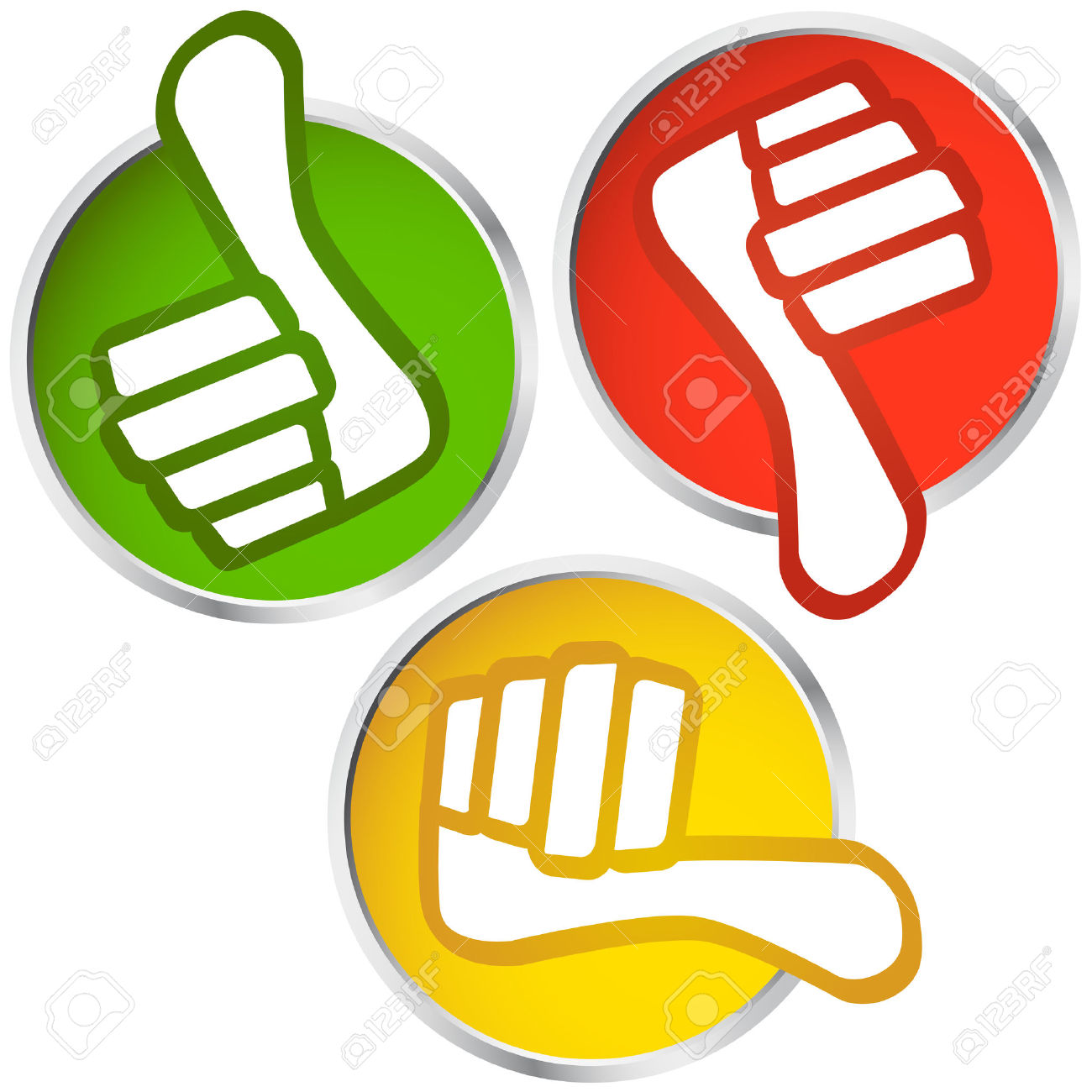 thumbs up - thumbs down 