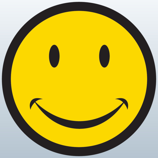 Smiley Face Symbol 3D Model 