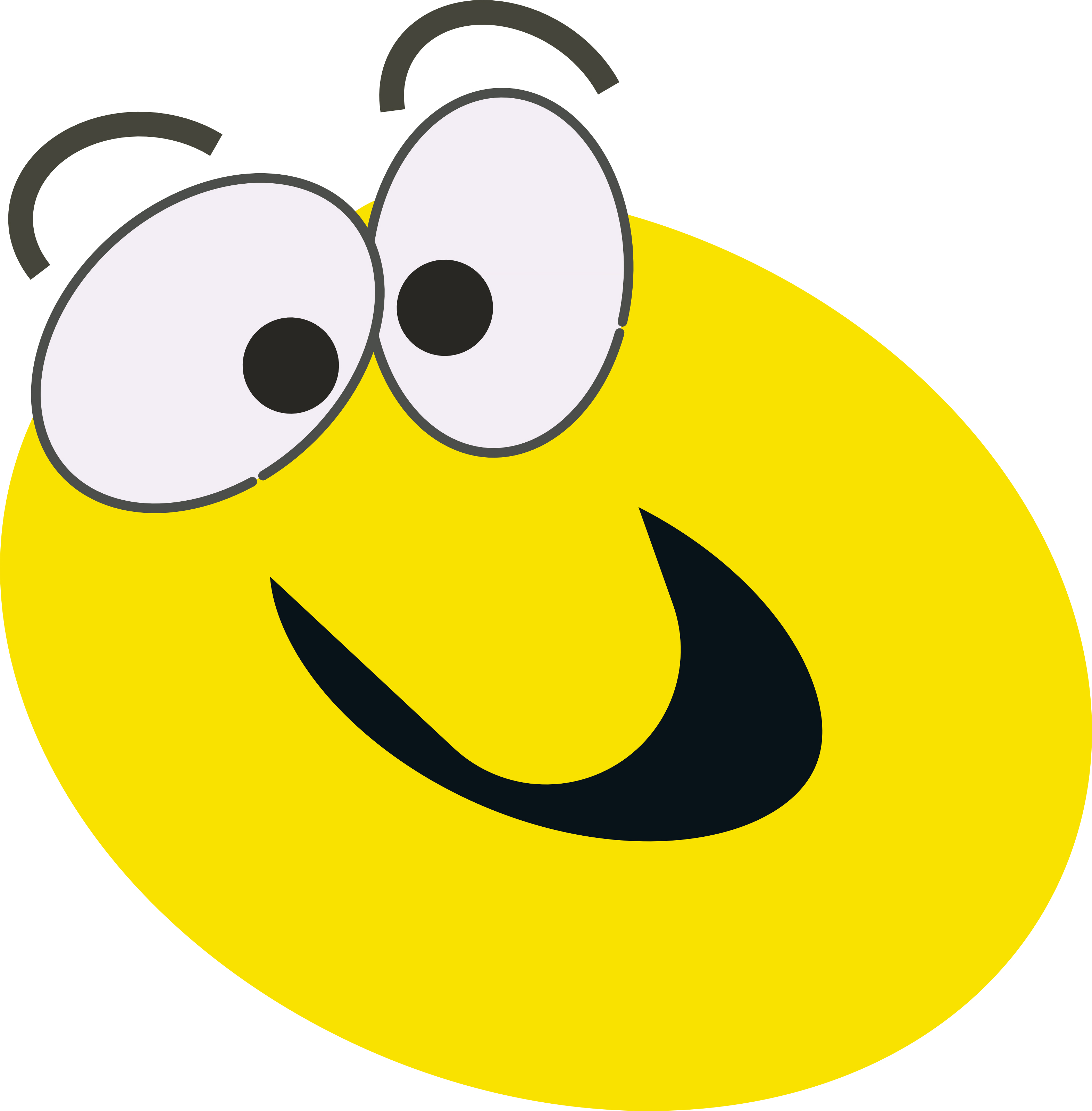 Happy face smiles clip art