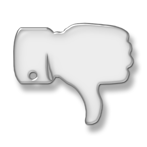 Thumbs (Thumb) Down Solid Hand 