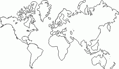 world map clipart black and .