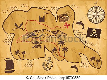 map of treasure island - ...