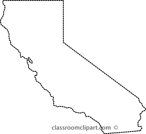 Outline Maps California ...
