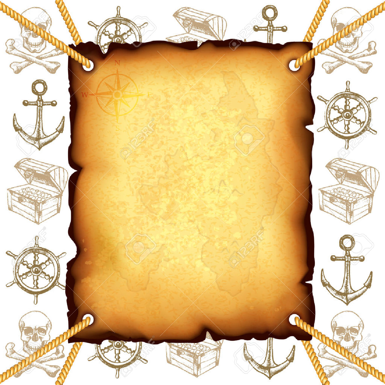 treasure map: Treasure map and ...