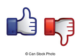  thump up & thumb down 