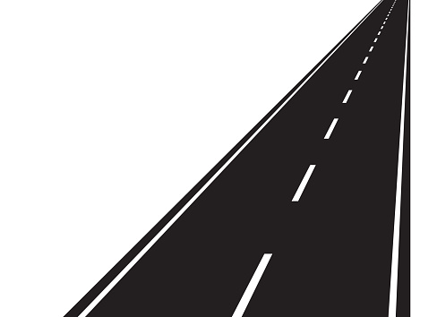 Straight road vector art ...