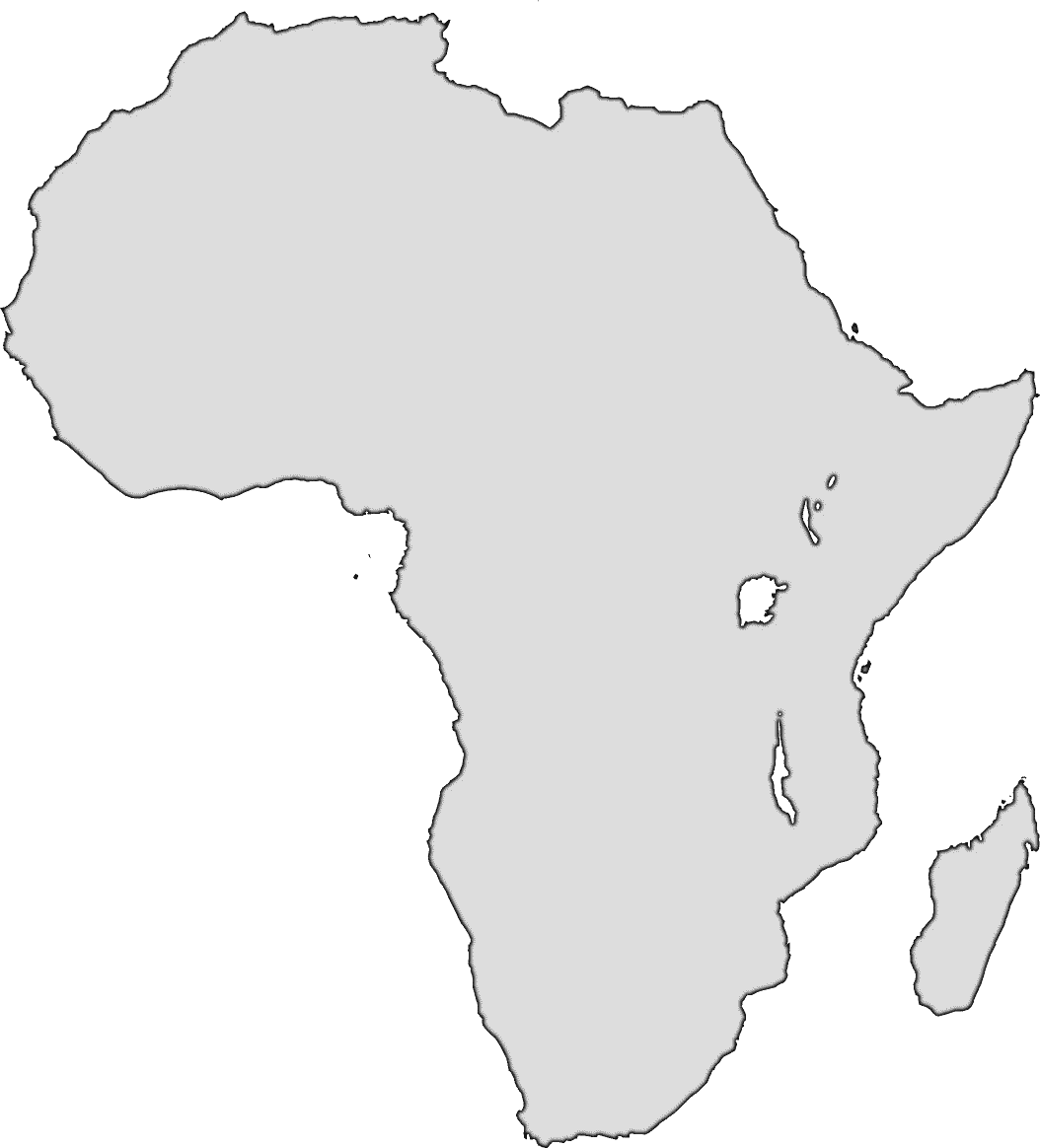 ... Blank Continent Map Africa