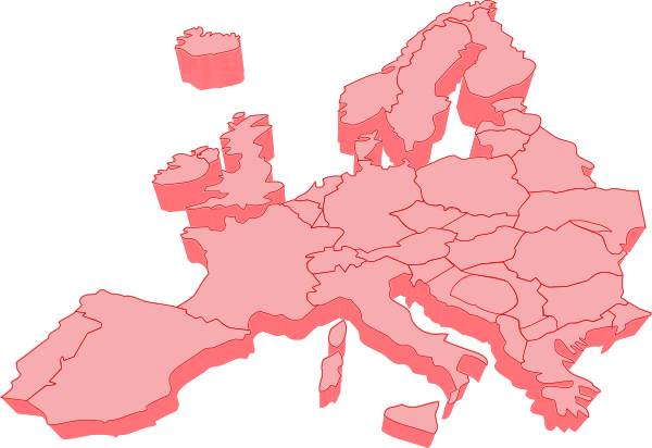 Clipart Map Of Europe