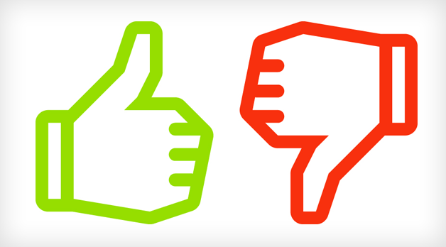 Thumbs down clipart