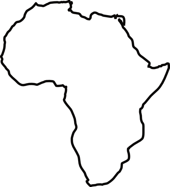 Africa Outline Clip Art At ...