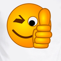 Smiley Face Thumbs Up Clipart 