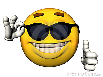 Smiley Face With Thumbs Up 