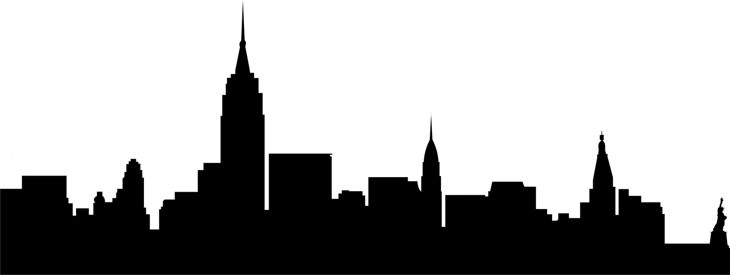 City Skyline New York Silhouette Clipart Free Clip Art Images